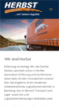 Mobile Screenshot of herbst-transporte.de
